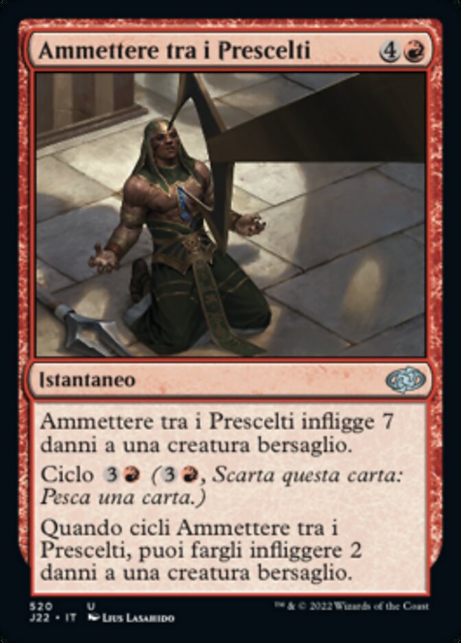 Ammettere tra i Prescelti