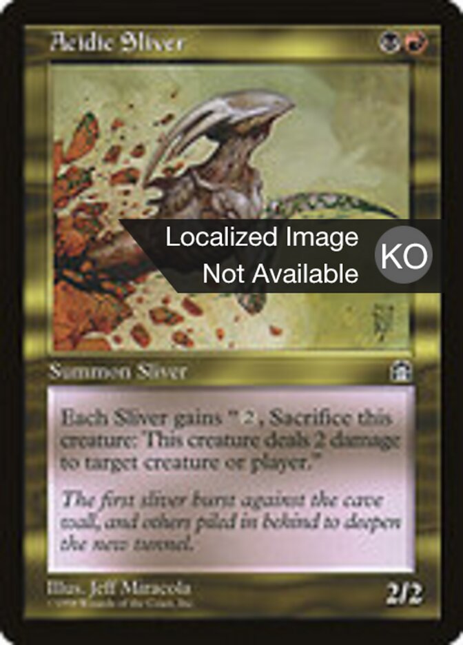 Acidic Sliver