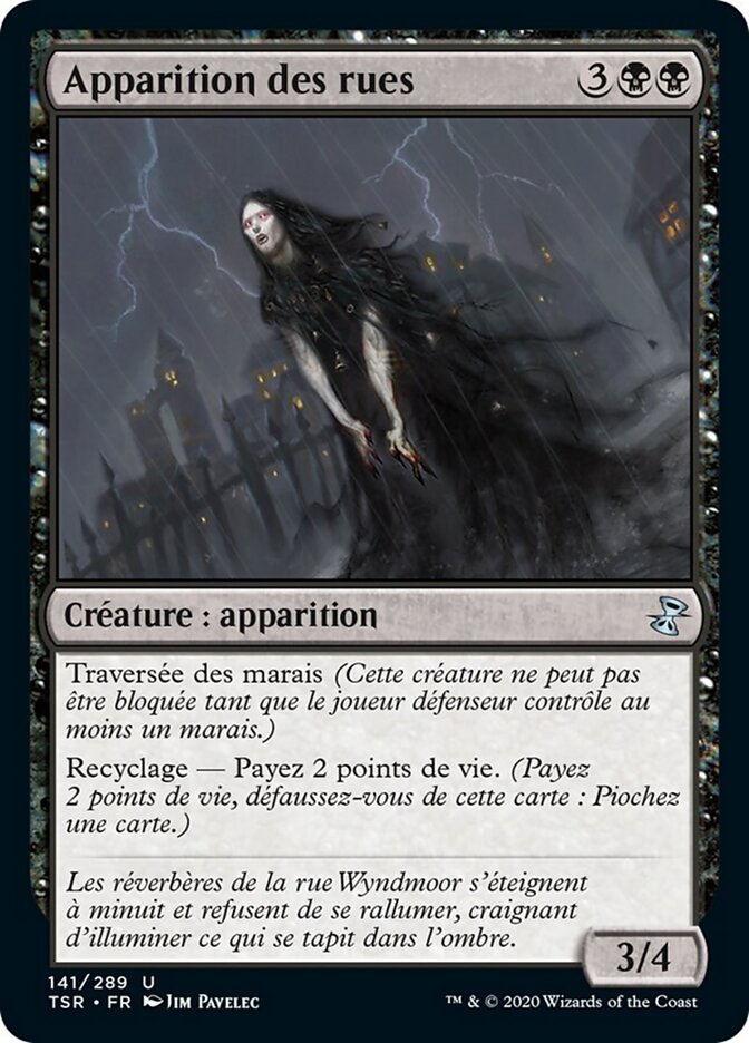 Apparition des rues