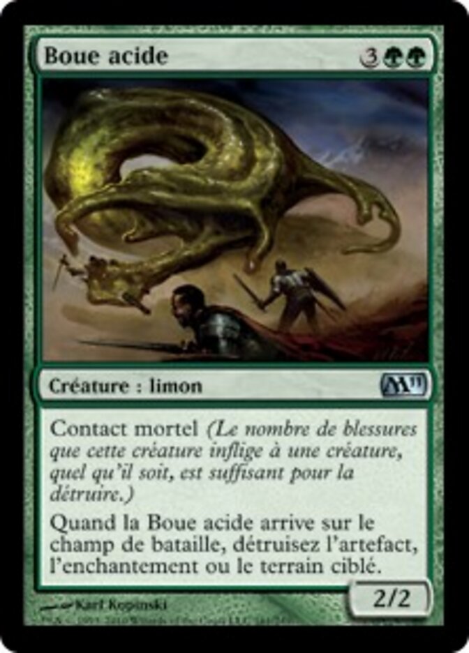 Boue acide