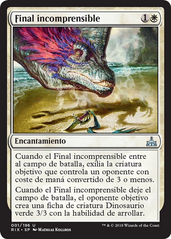 Final incomprensible