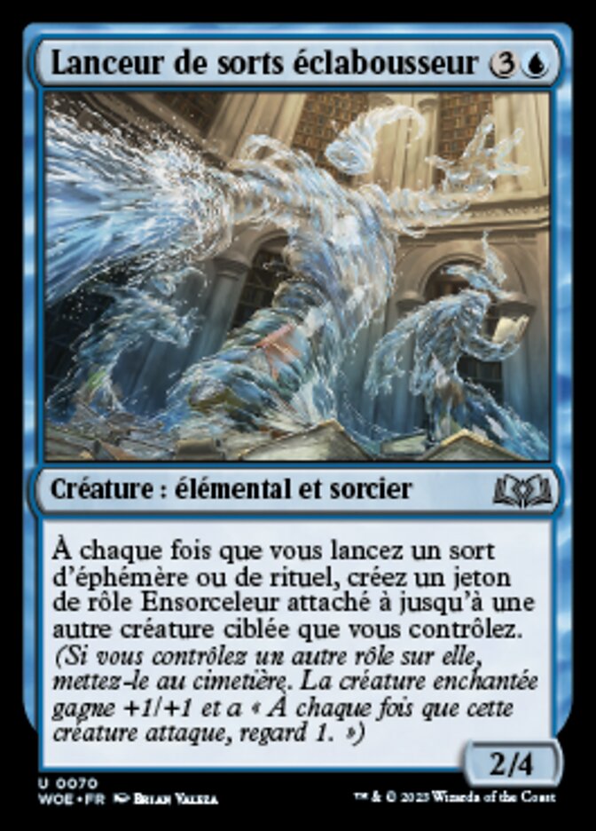 Lanceur de sorts éclabousseur