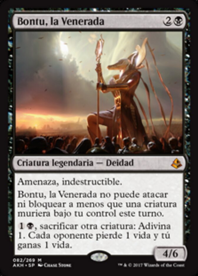 Bontu, la Venerada