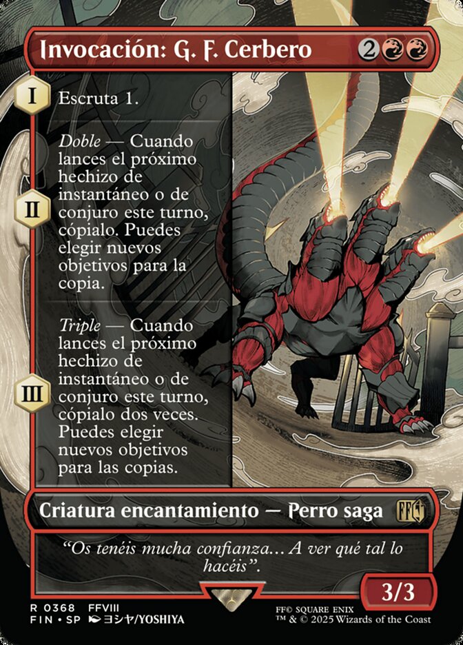 Invocación: G. F. Cerbero