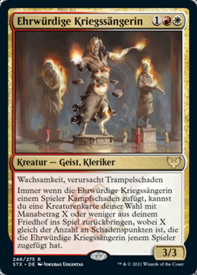 Ehrwürdige Kriegssängerin