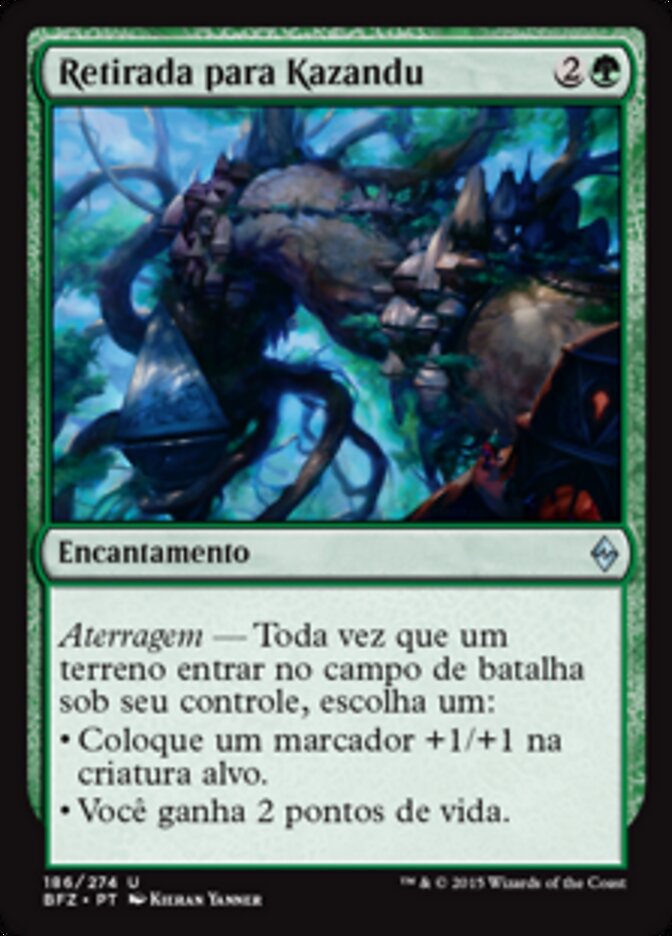 Retirada para Kazandu