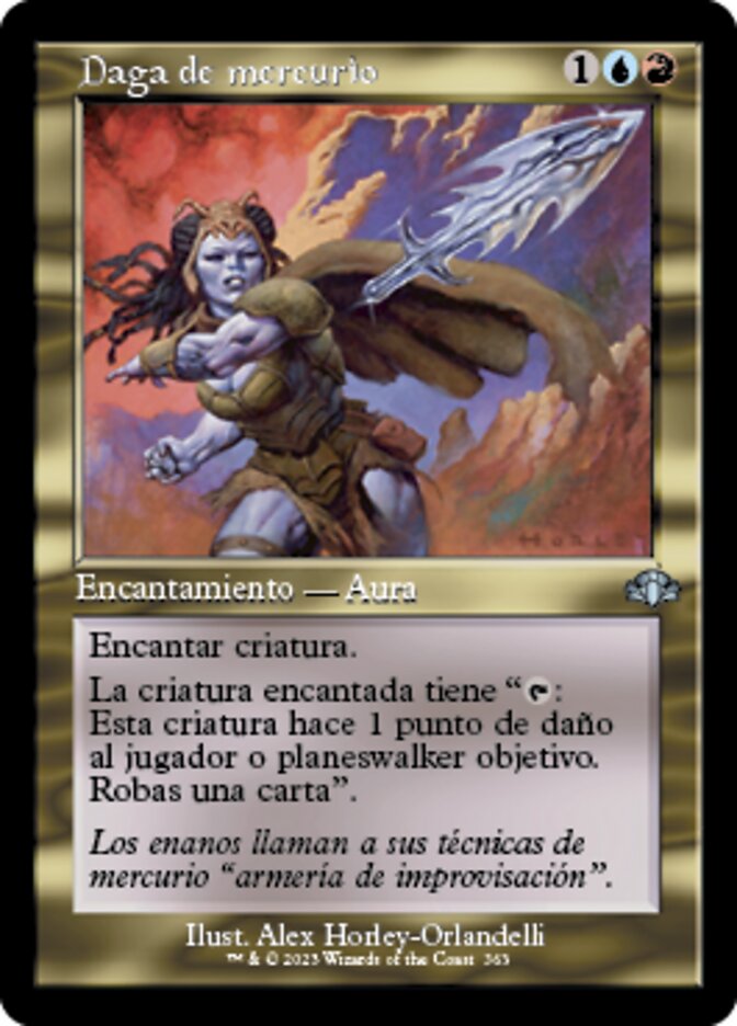 Daga de mercurio