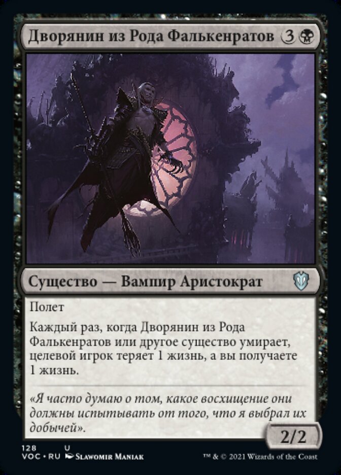 Дворянин из Рода Фалькенратов