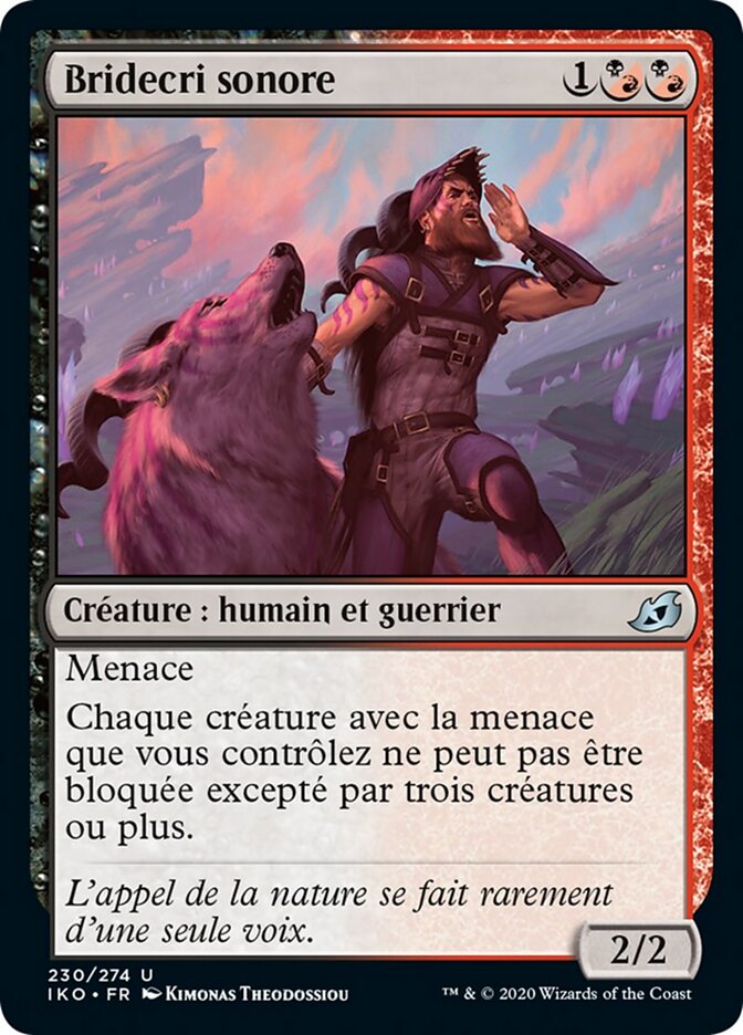 Bridecri sonore