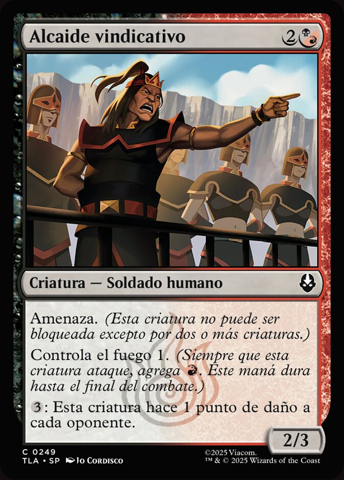 Alcaide vindicativo
