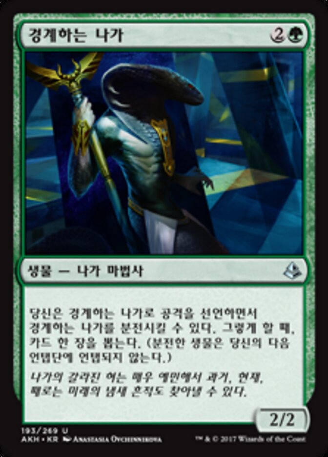 경계하는 나가