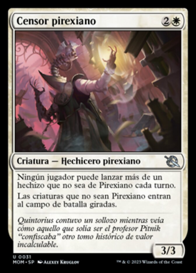Censor pirexiano