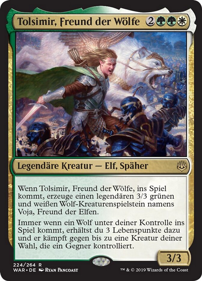 Tolsimir, Freund der Wölfe