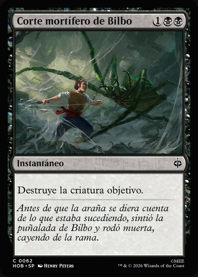 Corte mortífero de Bilbo