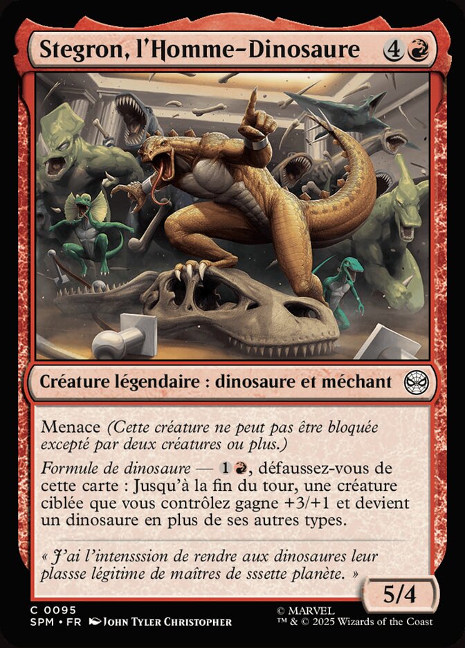 Stegron, l'Homme-Dinosaure