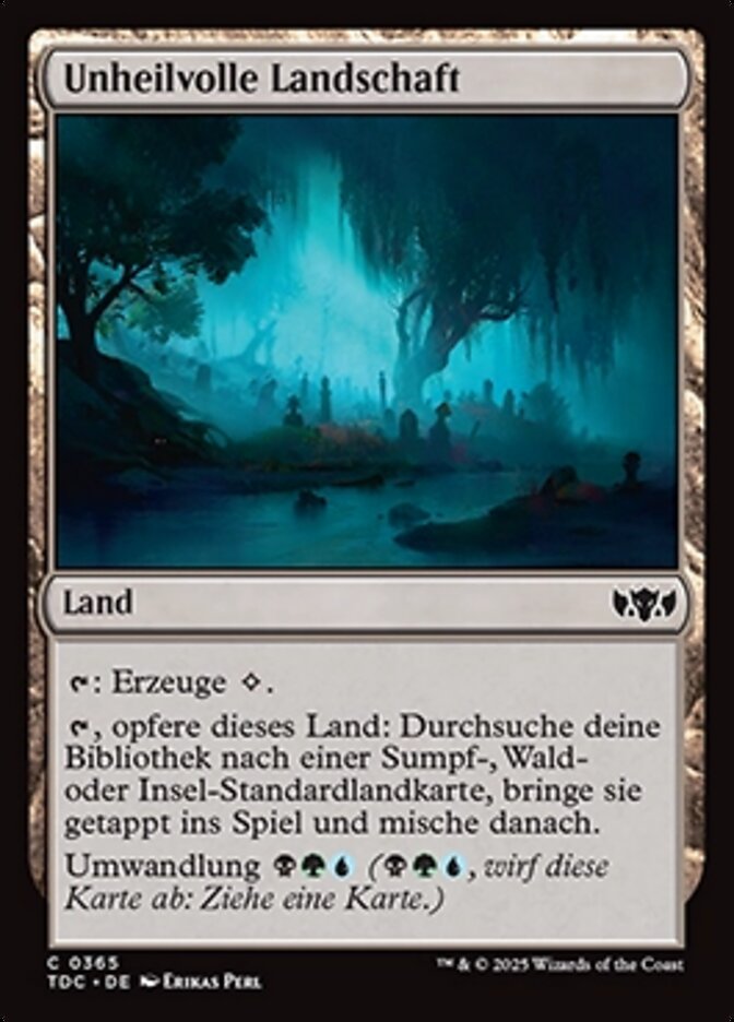 Unheilvolle Landschaft