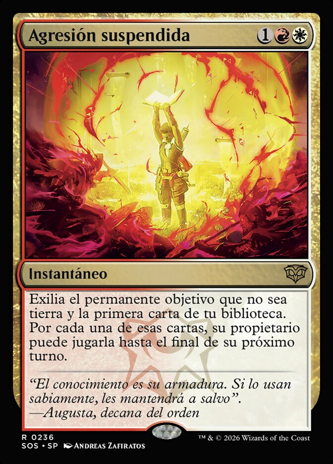 Agresión suspendida