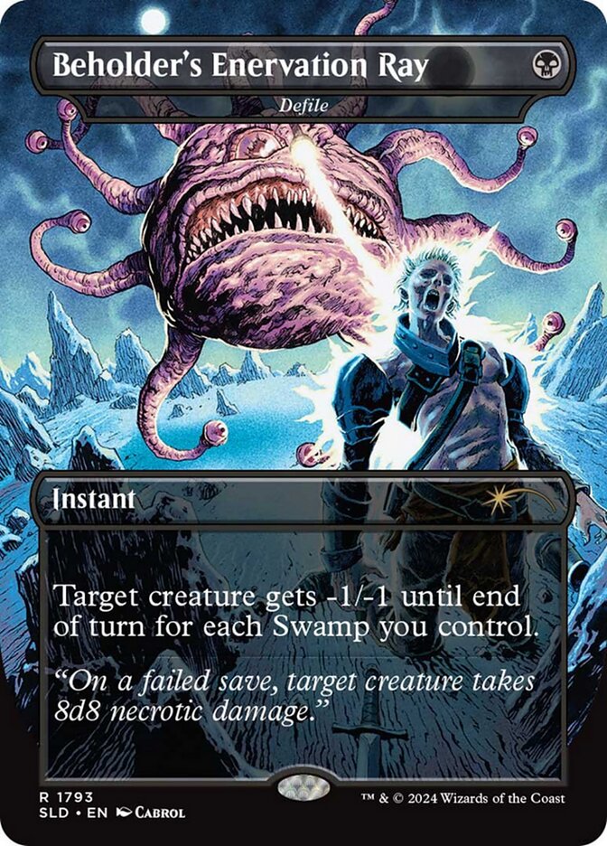 Beholder's Enervation Ray