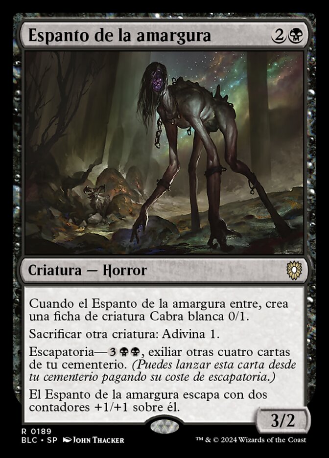 Espanto de la amargura