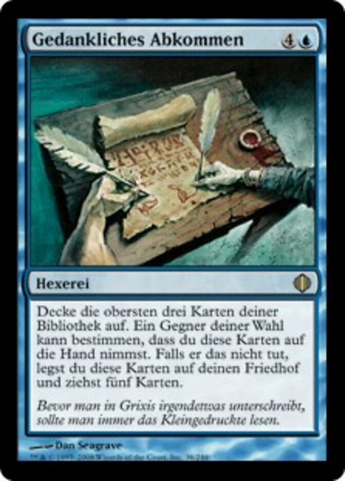 Gedankliches Abkommen