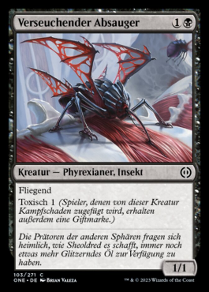 Verseuchender Absauger