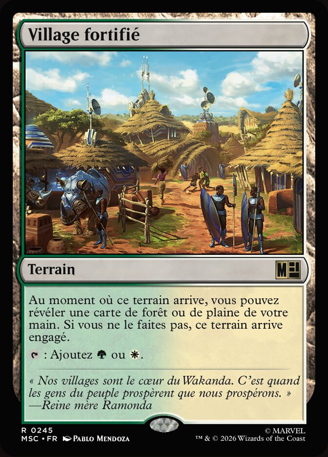Village fortifié