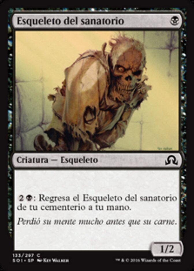 Esqueleto del sanatorio