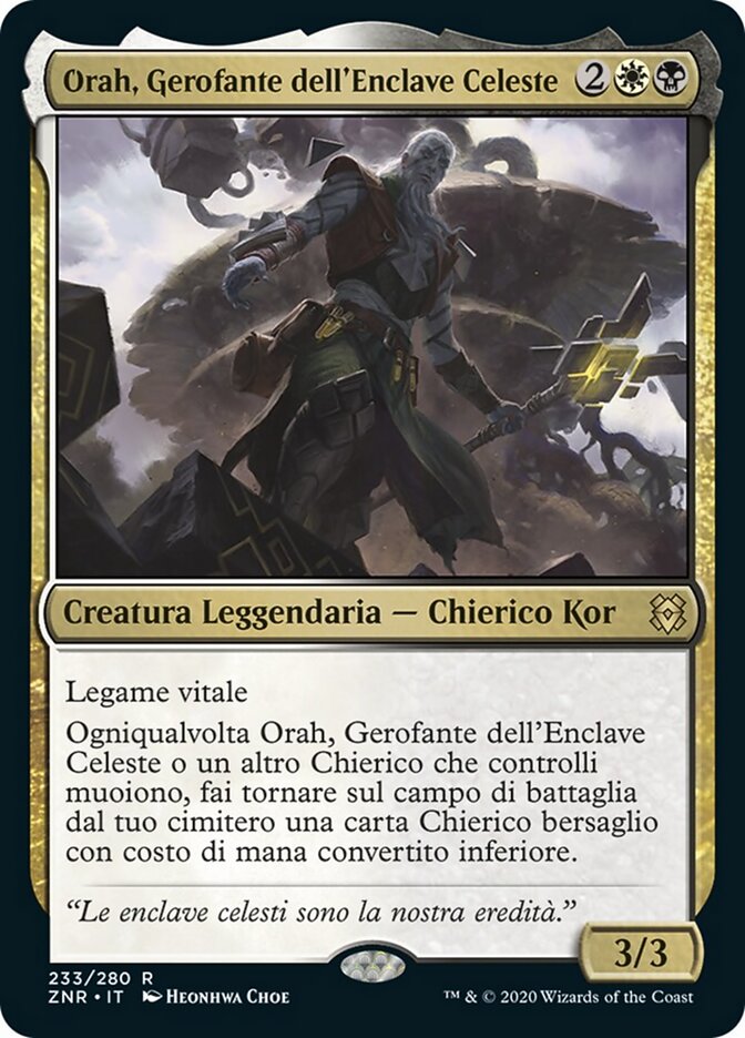 Orah, Gerofante dell'Enclave Celeste