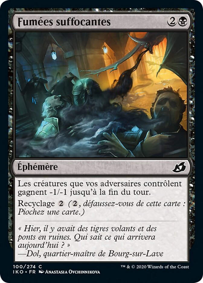 Fumées suffocantes