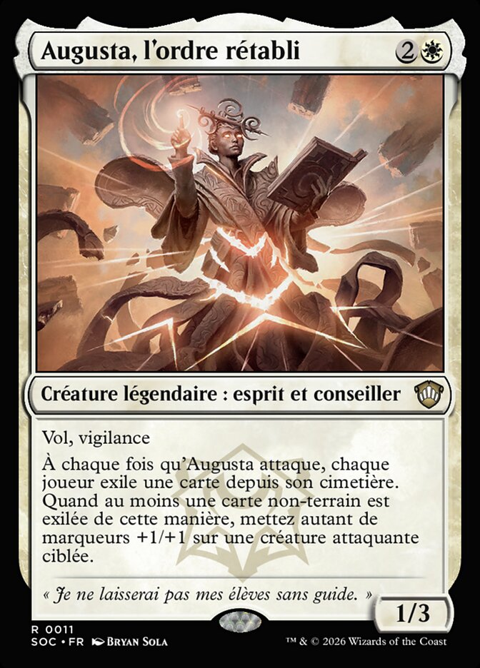 Augusta, l'ordre rétabli