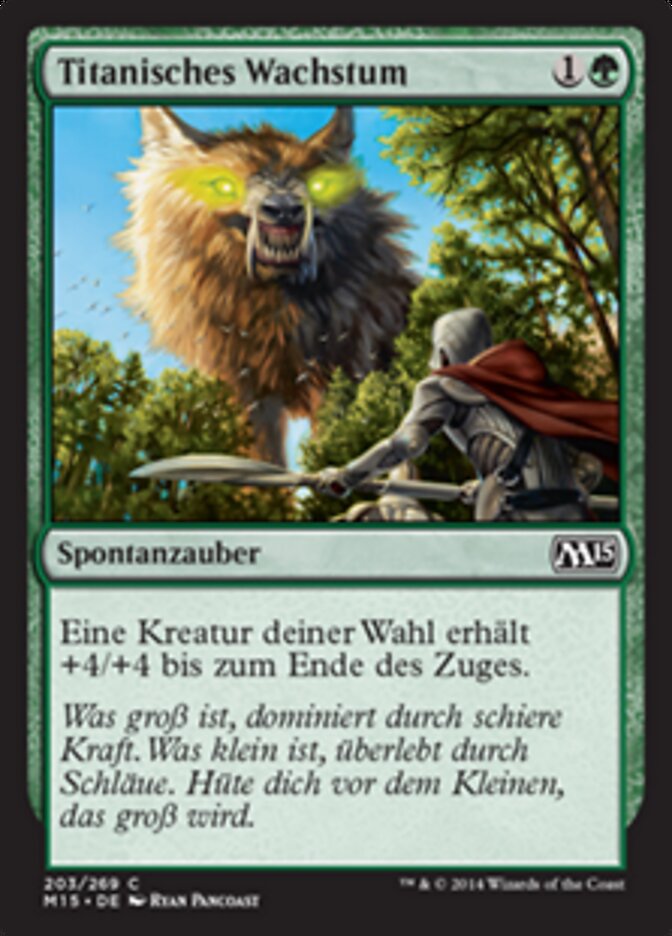 Titanisches Wachstum