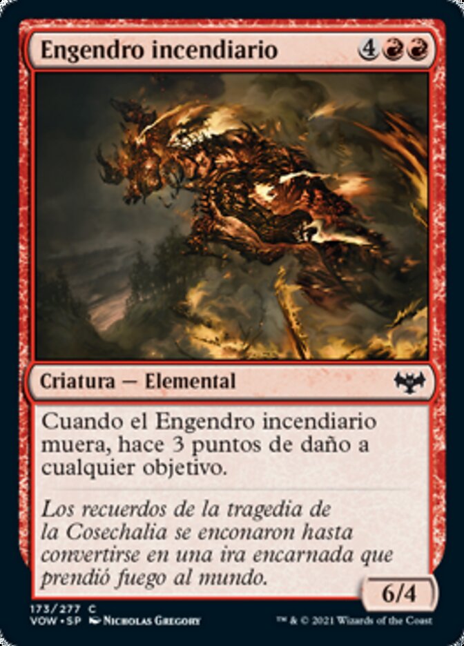Engendro incendiario