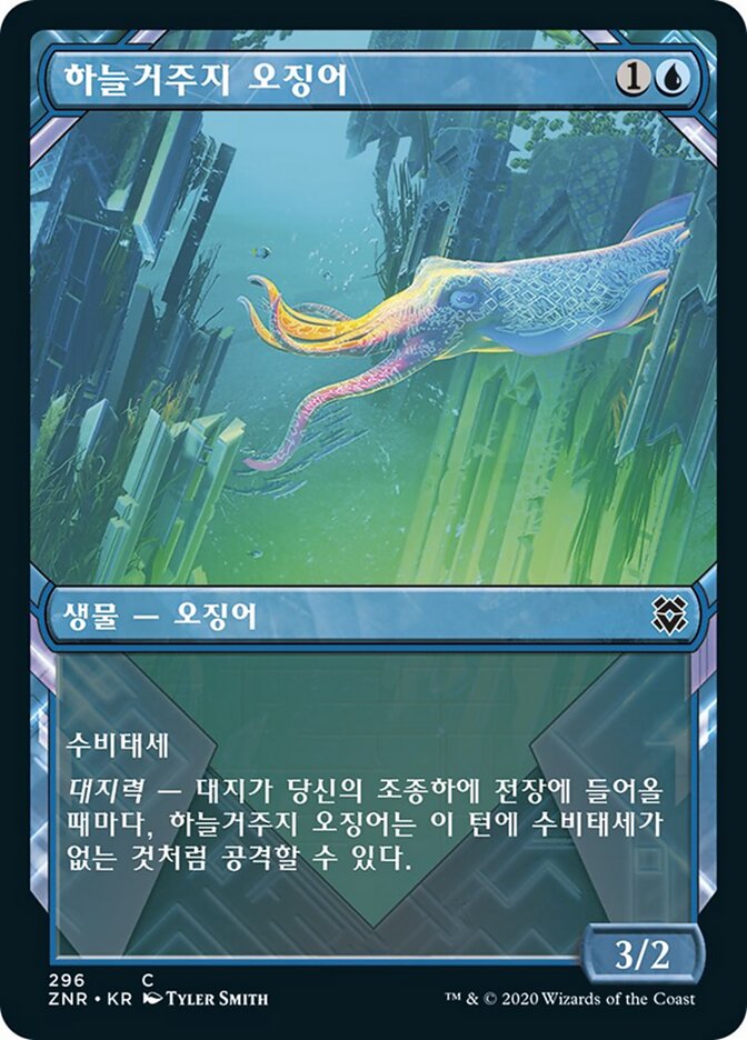 하늘거주지 오징어