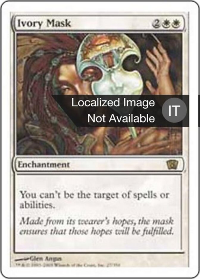 Maschera di Avorio