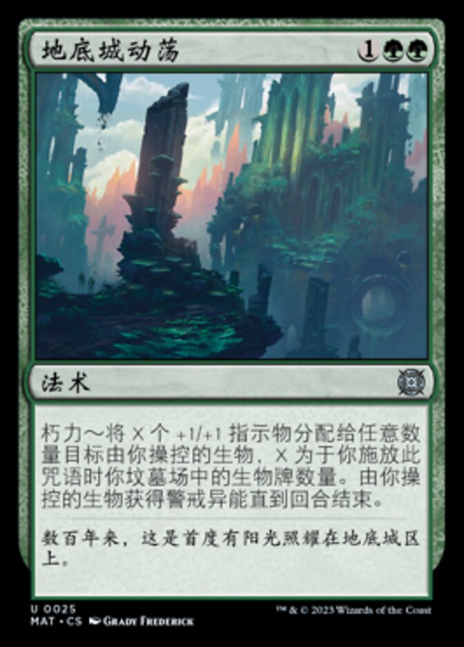 地底城动荡