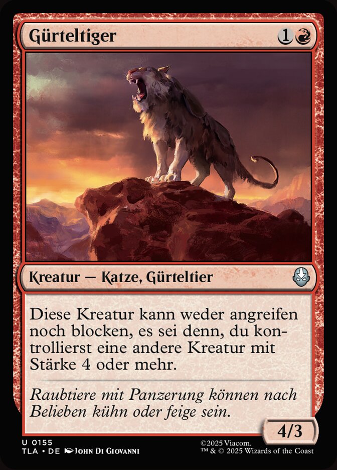 Gürteltiger