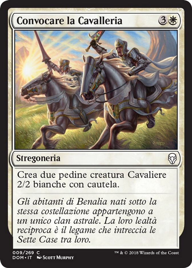 Convocare la Cavalleria