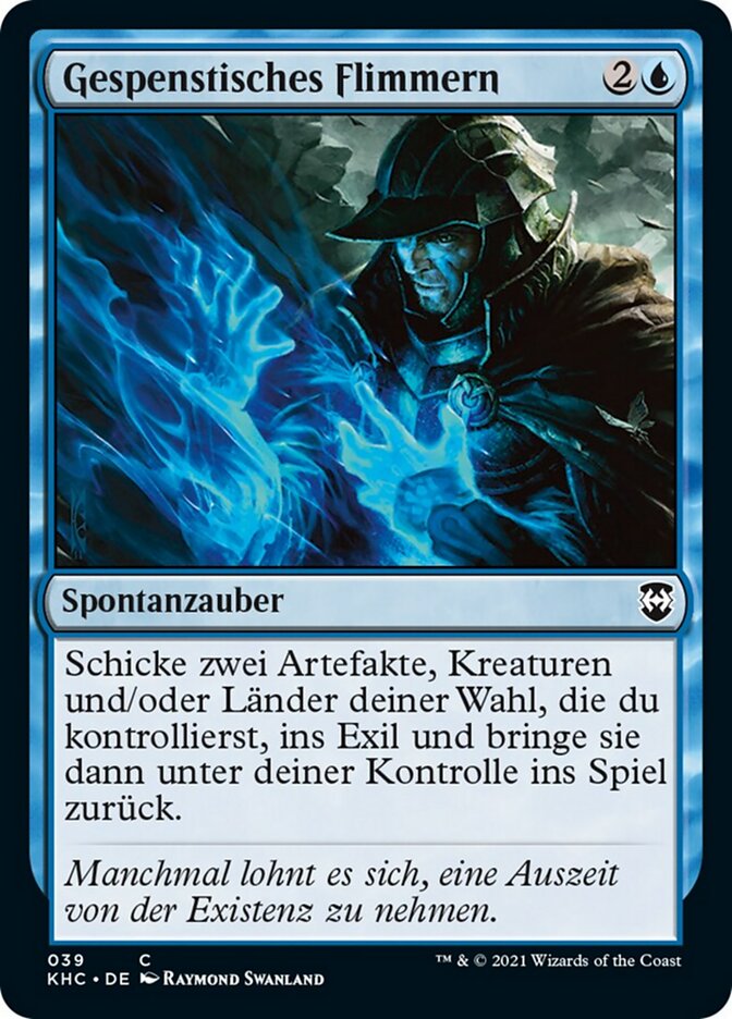 Gespenstisches Flimmern