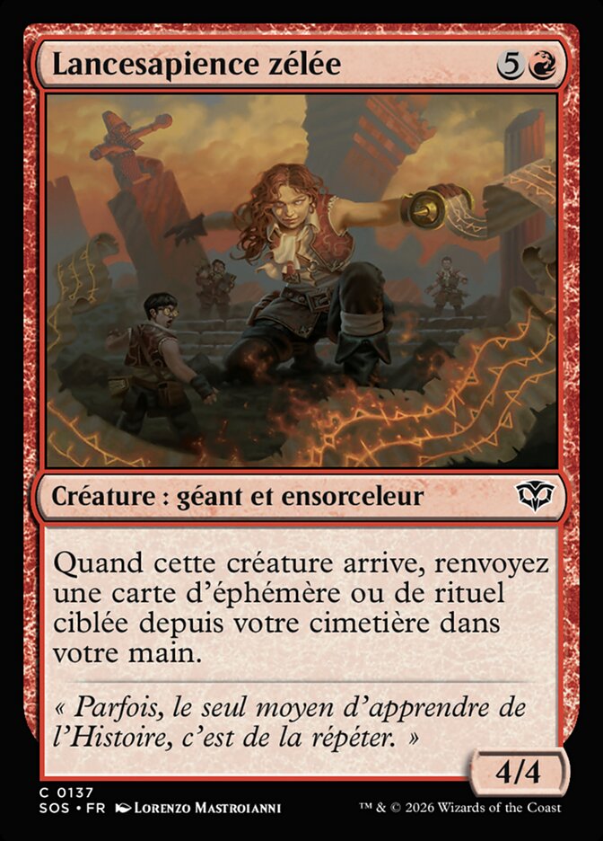 Lancesapience zélée