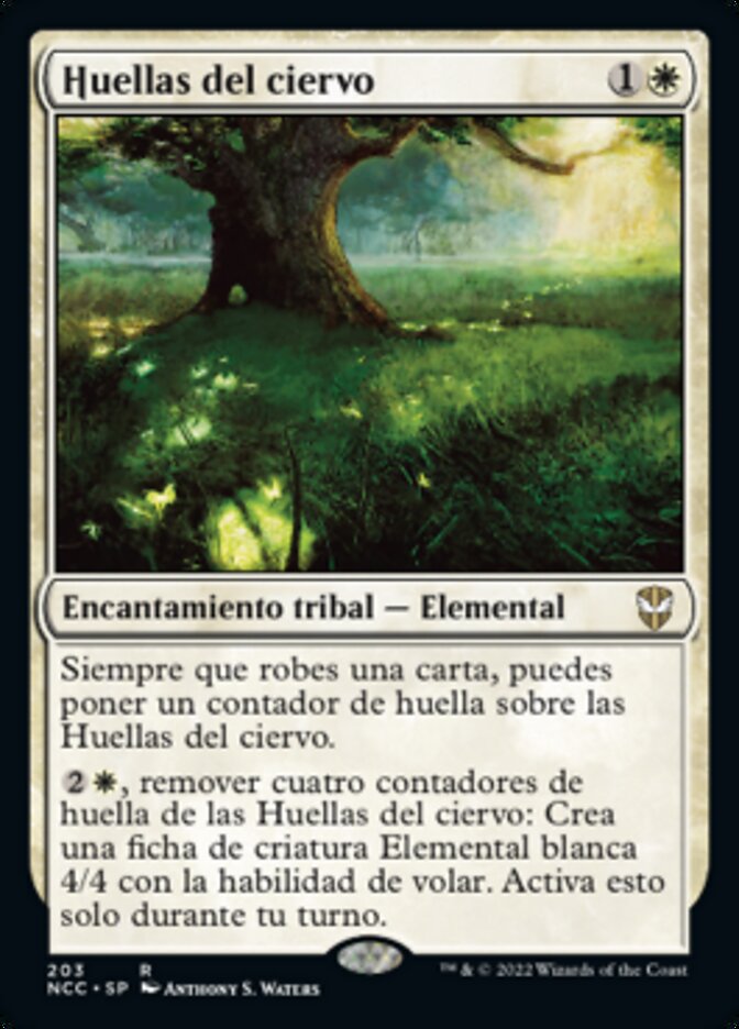 Huellas del ciervo