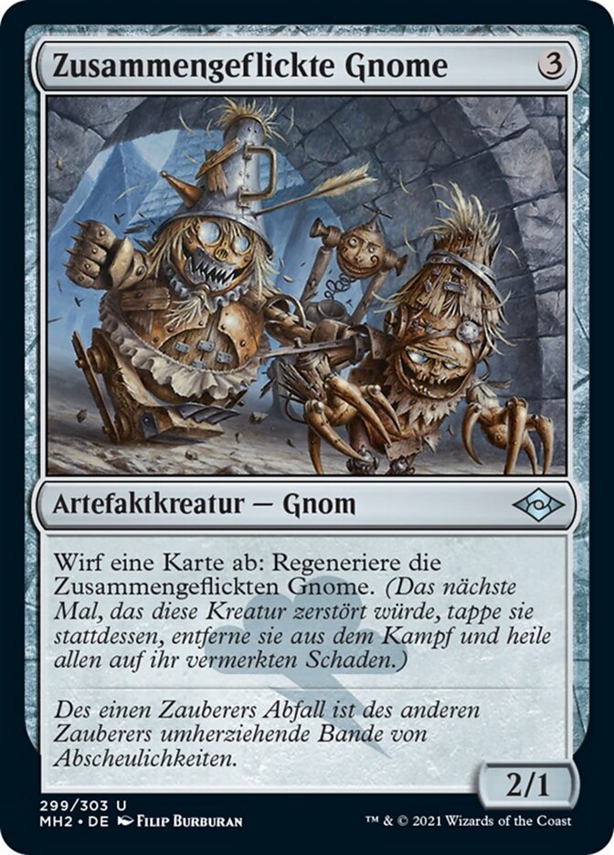 Zusammengeflickte Gnome