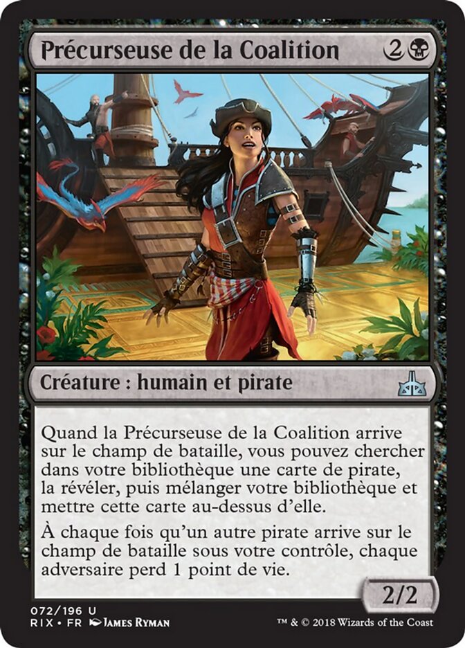 Précurseuse de la Coalition