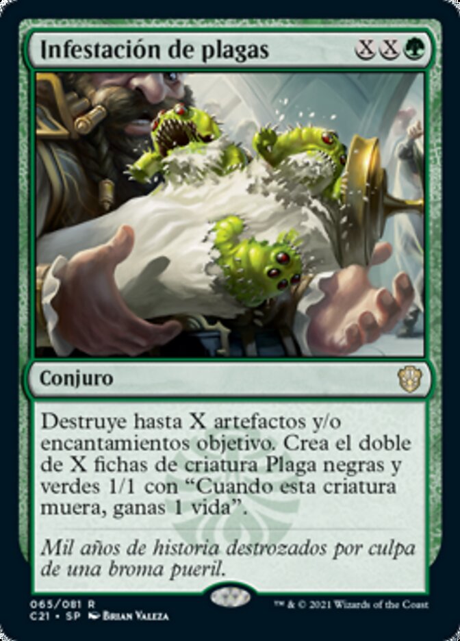 Infestación de plagas