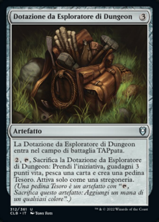 Dotazione da Esploratore di Dungeon
