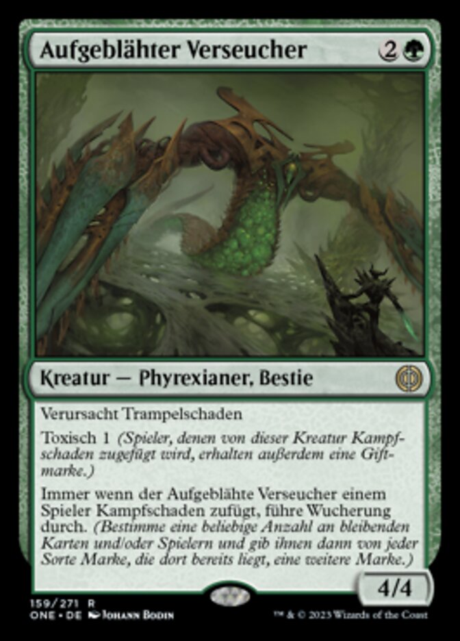 Aufgeblähter Verseucher