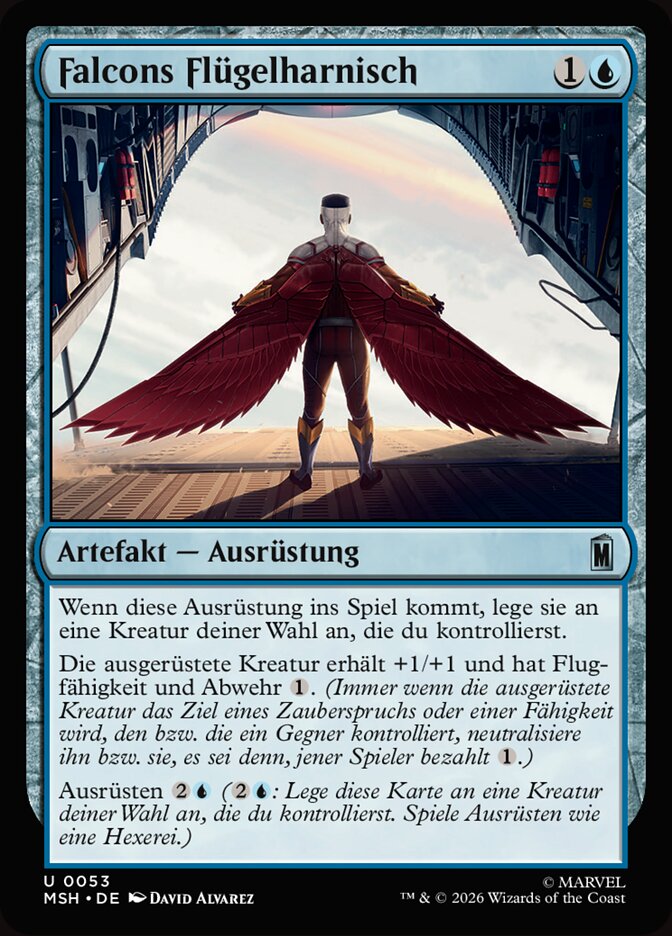 Falcons Flügelharnisch