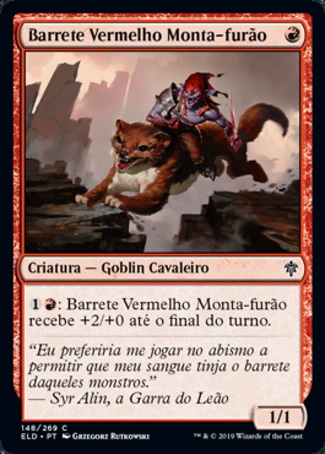 Barrete Vermelho Monta-furão