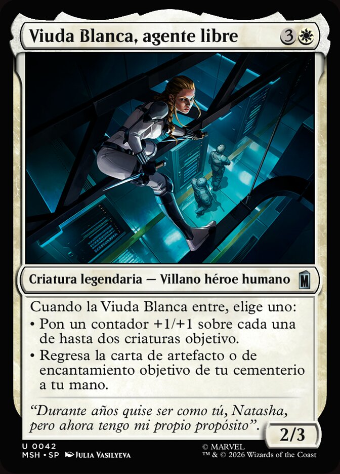 Viuda Blanca, agente libre