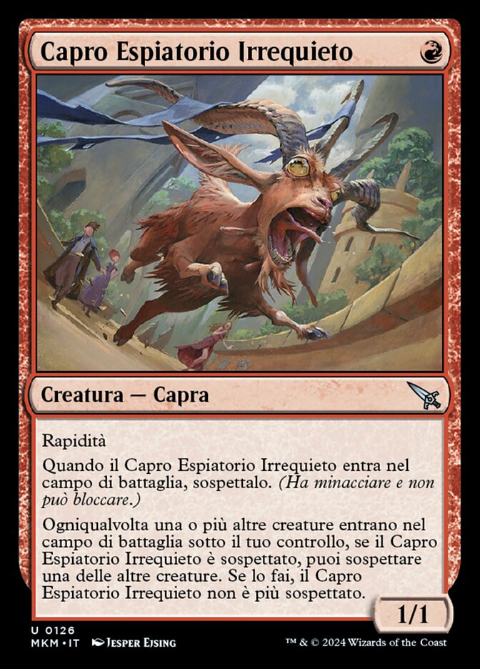 Capro Espiatorio Irrequieto