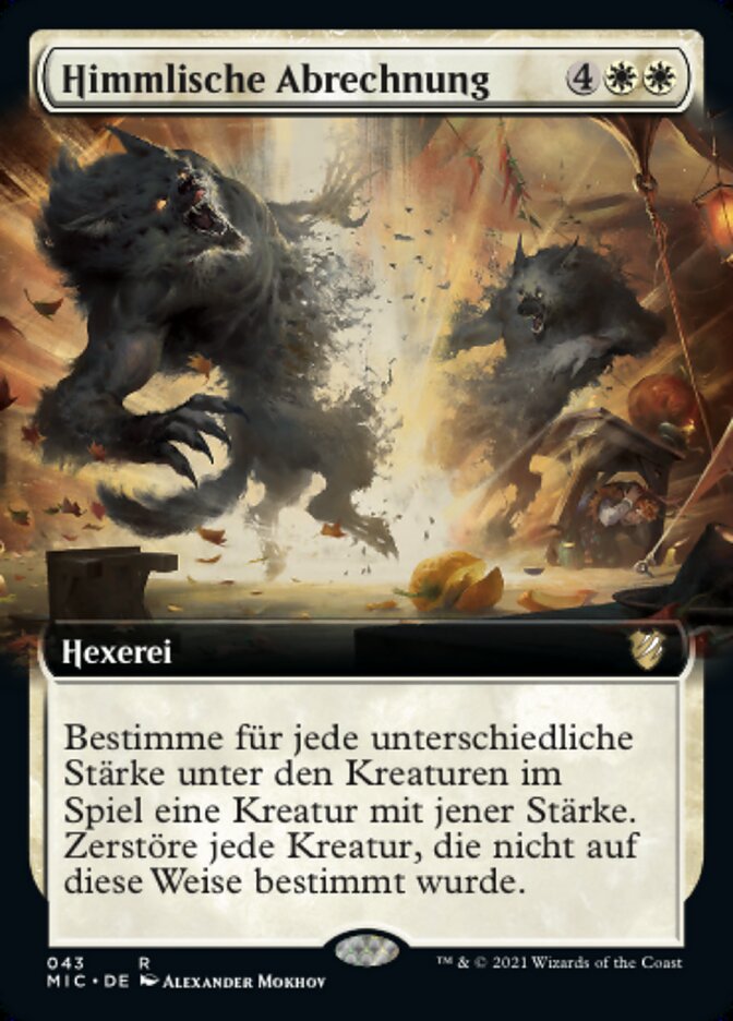 Himmlische Abrechnung